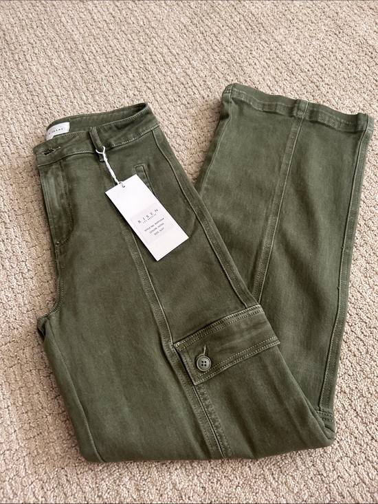 Risen Jeans Denim - Risen moss Cargo Jeans NWT 5/27